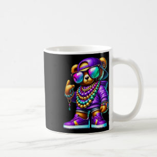 Mardi Gras Beer voor jongens Mannen hiphop New Orl Koffiemok