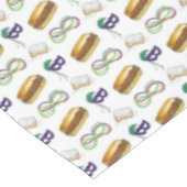 Mardi Gras Beignet beheert Masker New Orleans NOLA Tafelkleed (Gekanteld)