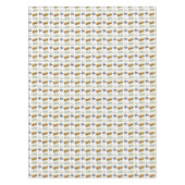 Mardi Gras Beignet beheert Masker New Orleans NOLA Tafelkleed (Voorkant)