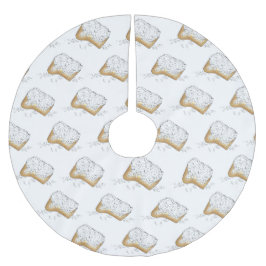 Mardi Gras Beignet Pastry New Orleans Louisiana Kerstboom Rok