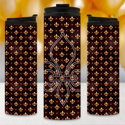 Mardi Gras-beker, Mardi Gras Fleur de Lis Thermosbeker