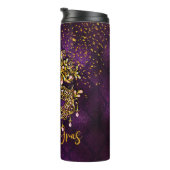 Mardi Gras-beker, Mardi Gras-gejewelde masker Thermosbeker (Geroteerd rechts)
