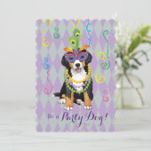 Mardi Gras Berner Kaart (Staand voorkant)