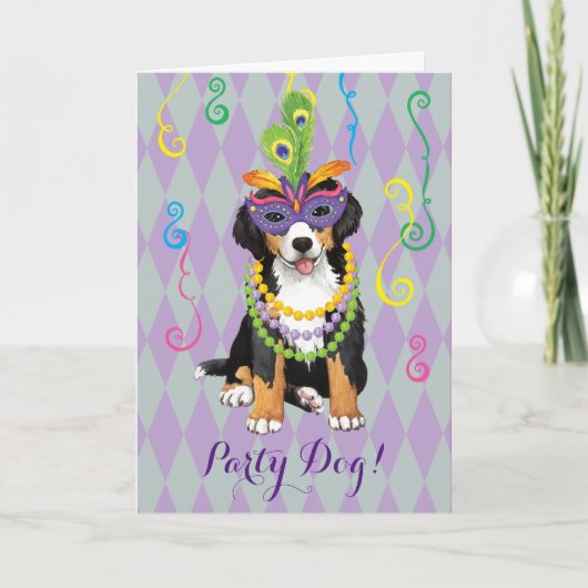 Mardi Gras Berner Kaart (Voorkant)