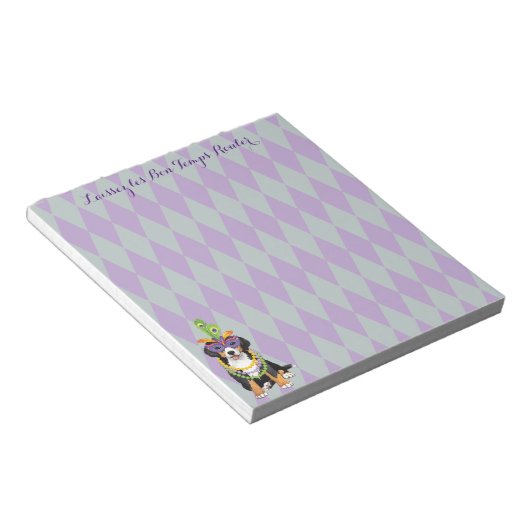 Mardi Gras Berner Notitieblok (Schuin)