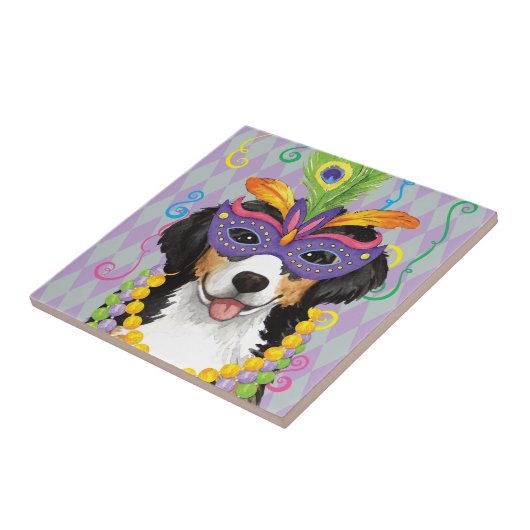 Mardi Gras Berner Tegeltje (Zijkant)