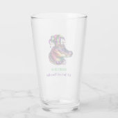 Mardi Gras Bier Glas (Achterkant)