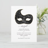 Mardi Gras Birthday Party Kaart (Staand voorkant)