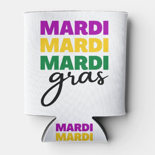 Mardi Gras Blikjeskoeler (Voorkant)