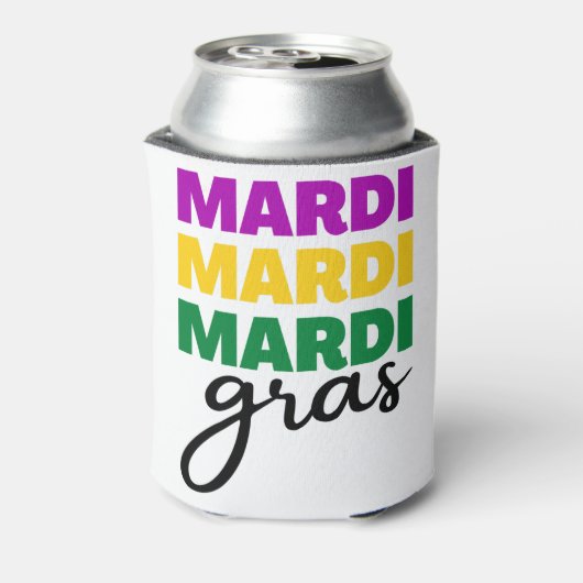 Mardi Gras Blikjeskoeler (Blikje Achterkant)
