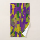 Mardi Gras Blocks Bad Handdoek (Handdoek)