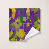 Mardi Gras Blocks Bad Handdoek (Wasdoekje)