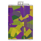 Mardi Gras Blocks Heupfles (Achterkant)