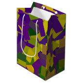 Mardi Gras Blocks Medium Cadeauzakje (Voorkant Gekanteld)