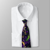 Mardi Gras bloemmotief Stropdas (Gebonden)