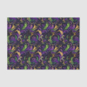 Mardi Gras bloemmotief Tissuepapier (Voorkant)