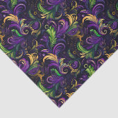 Mardi Gras bloemmotief Tissuepapier (Detail)