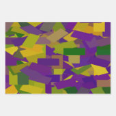 Mardi Gras Blokken met papierbladen Inpakpapier Vel (Voorkant)