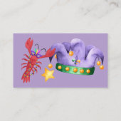 Mardi Gras-boeken voor babyverzoek Informatiekaartje (Achterkant)