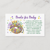 Mardi Gras Books for Baby Request Informatiekaartje (Voorkant)