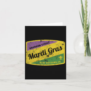 Mardi Gras Bourbon Street Kaart