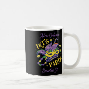 Mardi Gras Bourbon Street New Orleans Aandenken Lo Koffiemok