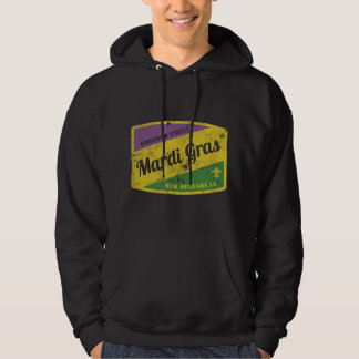 Mardi Gras Bourbon Street & New Orleans Retro Gift Hoodie