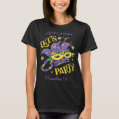 Mardi Gras Bourbon Street New Orleans Souvenir Lou T-shirt (Voorkant)