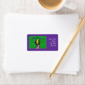 Mardi Gras Boxer Adresetiketten Etiket (Insitu)