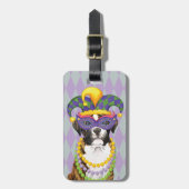 Mardi Gras Boxer Bagagelabel (Voorkant verticaal)