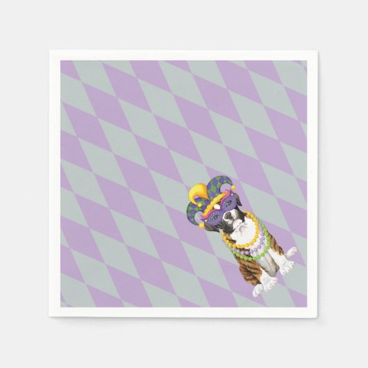 Mardi Gras Boxer Servet (Voorkant)