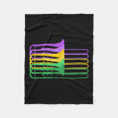 Mardi Gras BR Trombone Marching Orchestra Fleece Deken (Voorkant)