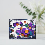 Mardi Gras Briefkaart (Staand voorkant)