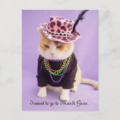 Mardi Gras Briefkaart (Voorkant)