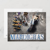 Mardi Gras Briefkaart (Voorkant / Achterkant)