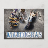 Mardi Gras Briefkaart (Voorkant)