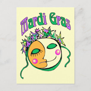 Mardi Gras Briefkaart