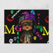 Mardi GRAS Briefkaart (Voorkant)