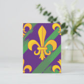 Mardi gras briefkaart (Staand voorkant)