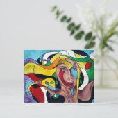 Mardi Gras Briefkaart (Staand voorkant)