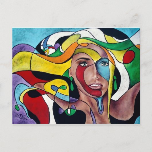 Mardi Gras Briefkaart (Voorkant)