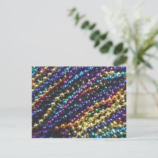 mardi gras briefkaart (Staand voorkant)