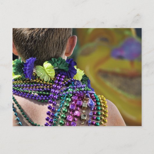 Mardi Gras Briefkaart (Voorkant)
