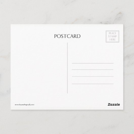 Mardi Gras Briefkaart (Achterkant)