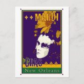 Mardi Gras Briefkaart (Voorkant)