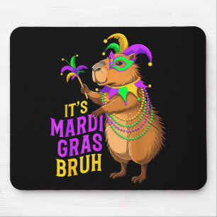 Mardi Gras Bruh Grappige Capybara Festival Muismat