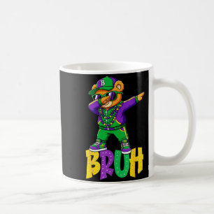 Mardi Gras Bruh Teddybeer Hip Hop Jongens Mannen N Koffiemok