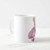 Mardi Gras Bruine Pelikaan Koffiemok (Voorkant links)