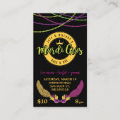 Mardi Gras Buck en Doe Jack en Jill Tickets (Voorkant)