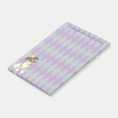 Mardi Gras Bull Terrier Post-it® Notes (Schuin)